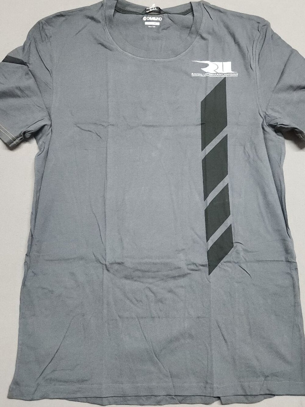 Cavallino Rahal Letterman Lanigan Standard Tee Xl 100% Cotton Charcoal Men’s